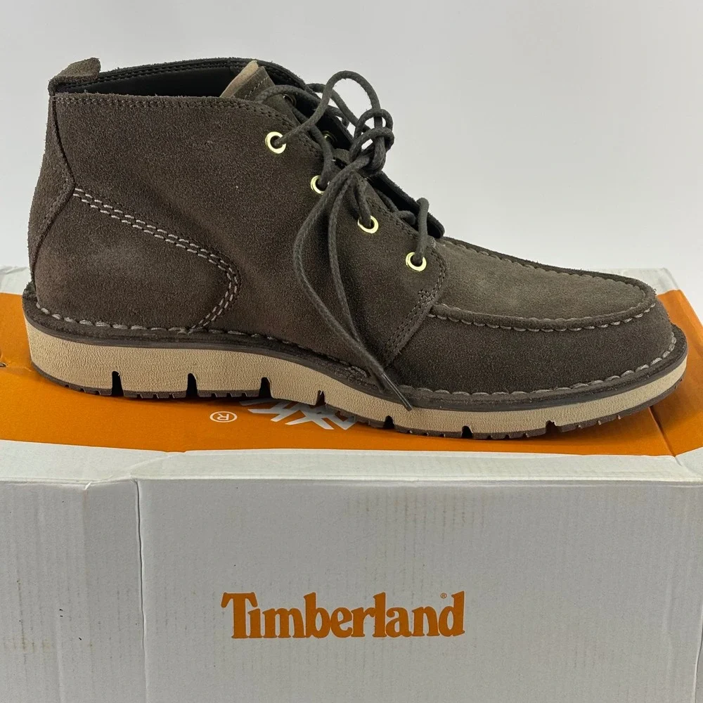 Timberland Westmore Mid Lace Chukka Boot Mens 8.5 Canteen Brown Suede SensorFlex